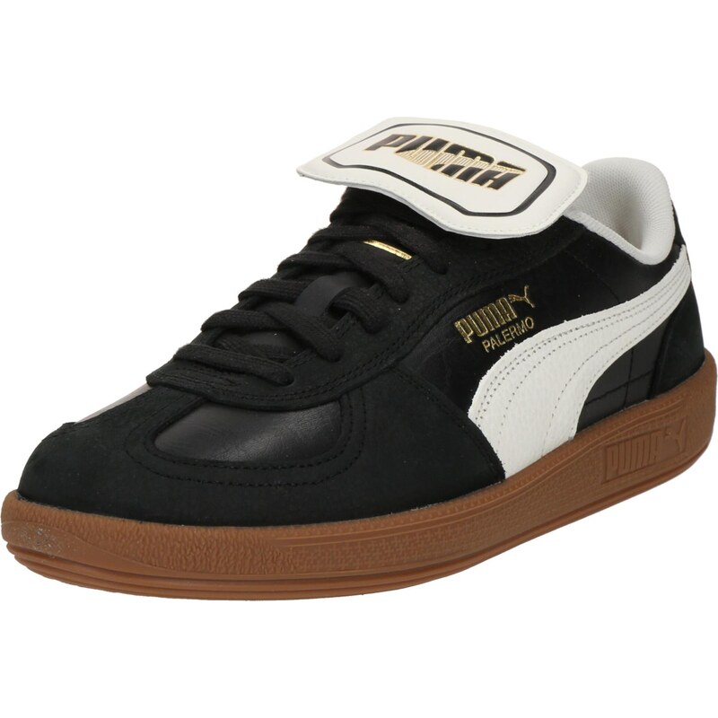 PUMA Nízke tenisky Palermo Premium zlatá / čierna / biela 63517609