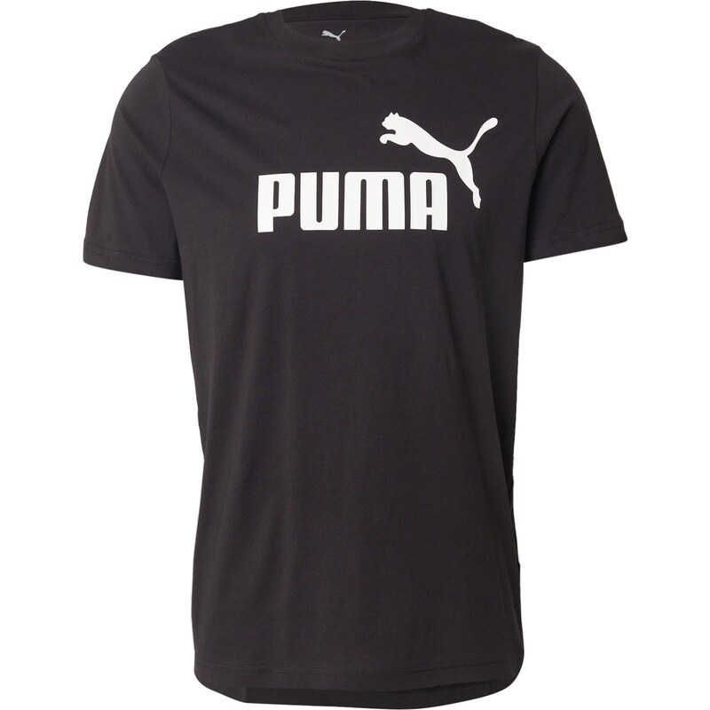 PUMA Funkčné tričko Essential No. 1 čierna / biela 61974276