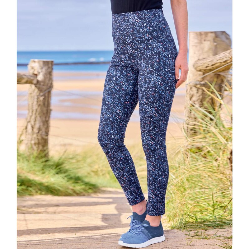 Športové legíny so strakatou potlačou Atlas For Men Modrá 57260999