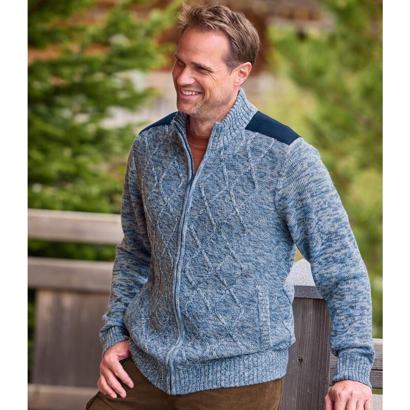 Pletený sveter Exploration Atlas For Men Modrá 61681732