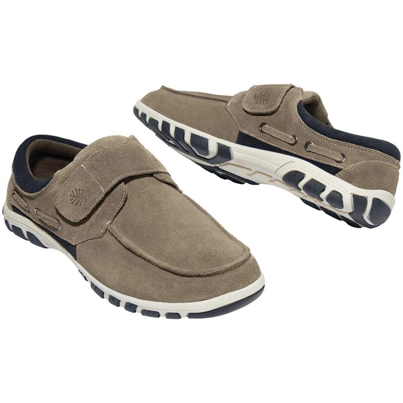 Mokasíny na suchý zips Atlas For Men Béžová 64094196