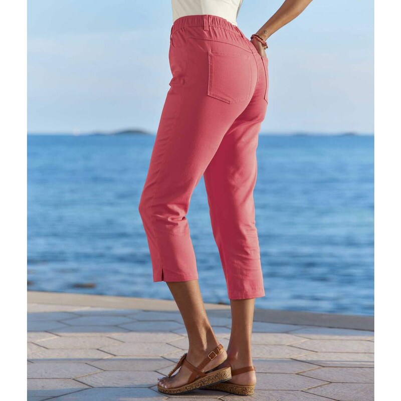 Sedemosminové keprové nohavice Atlas For Men Červená 64094211