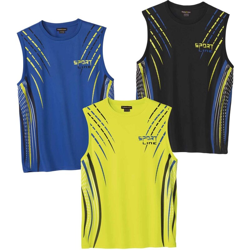 Sada 3 tielok Sport Line Atlas For Men Modrá 64094208