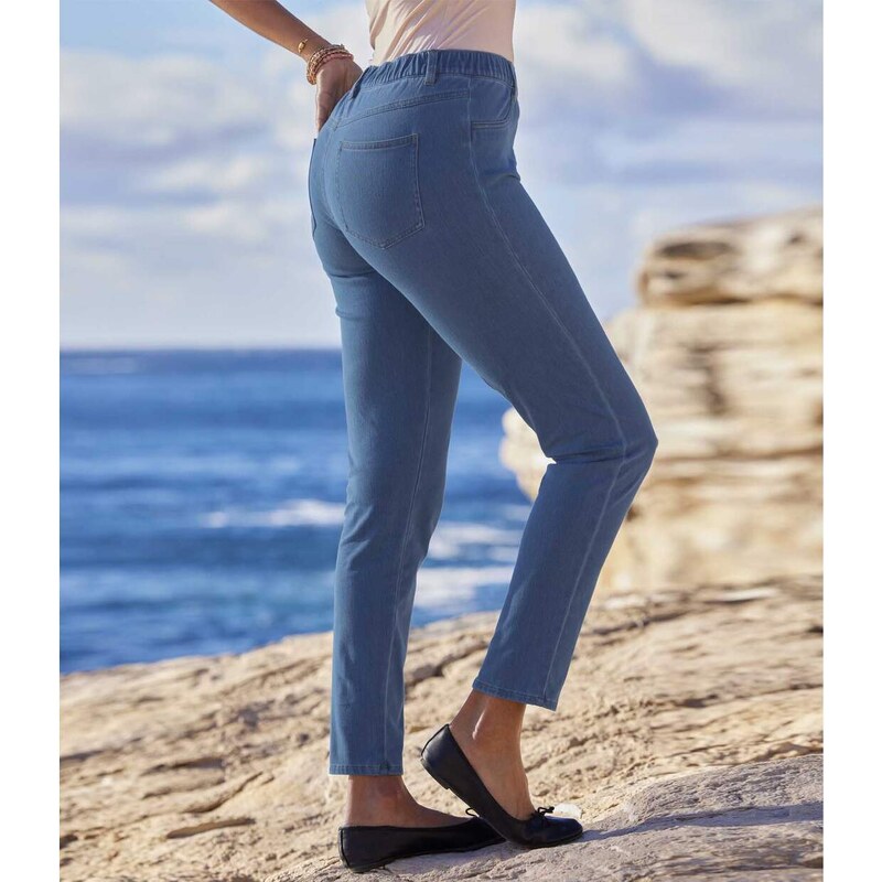 Pružné nohavicové legíny Atlas For Men Modrá 64094232