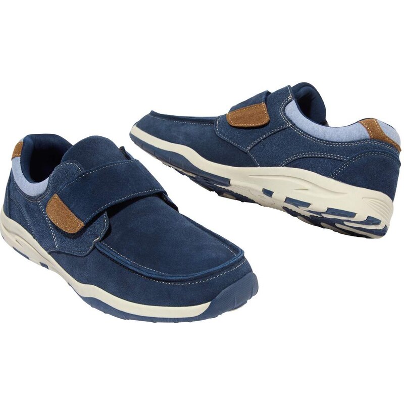 Mokasíny na suchý zips Atlas For Men Modrá 50797162