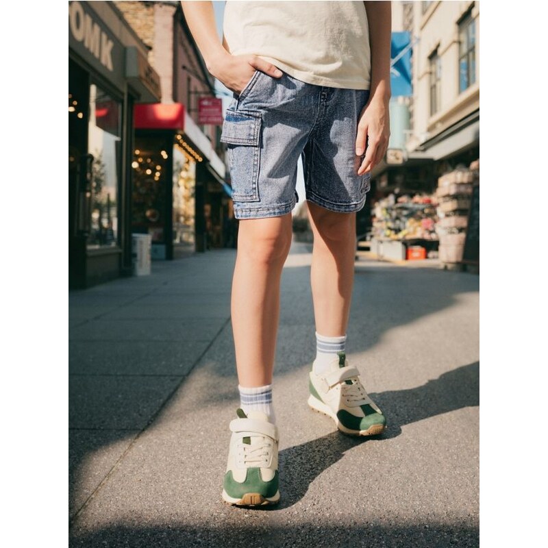 Sinsay - Rifľové kraťasy - modrá 65761422