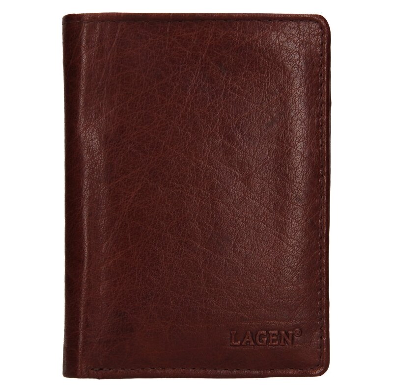 Lagen V-72 hnedá pánska kožená peňaženka 64096110