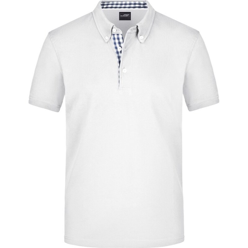 Daiber James & Nicholson Pánska polo košeľa Button-down kockovaný 62675634