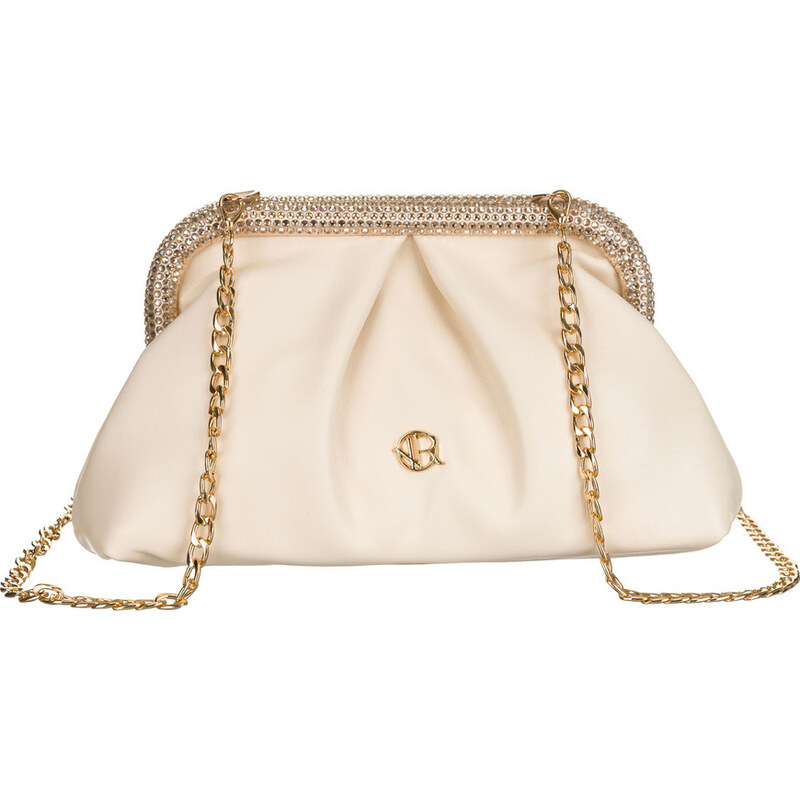 Rovicky Béžová dámska listová kabelka na retiazke R-XS020 64058318