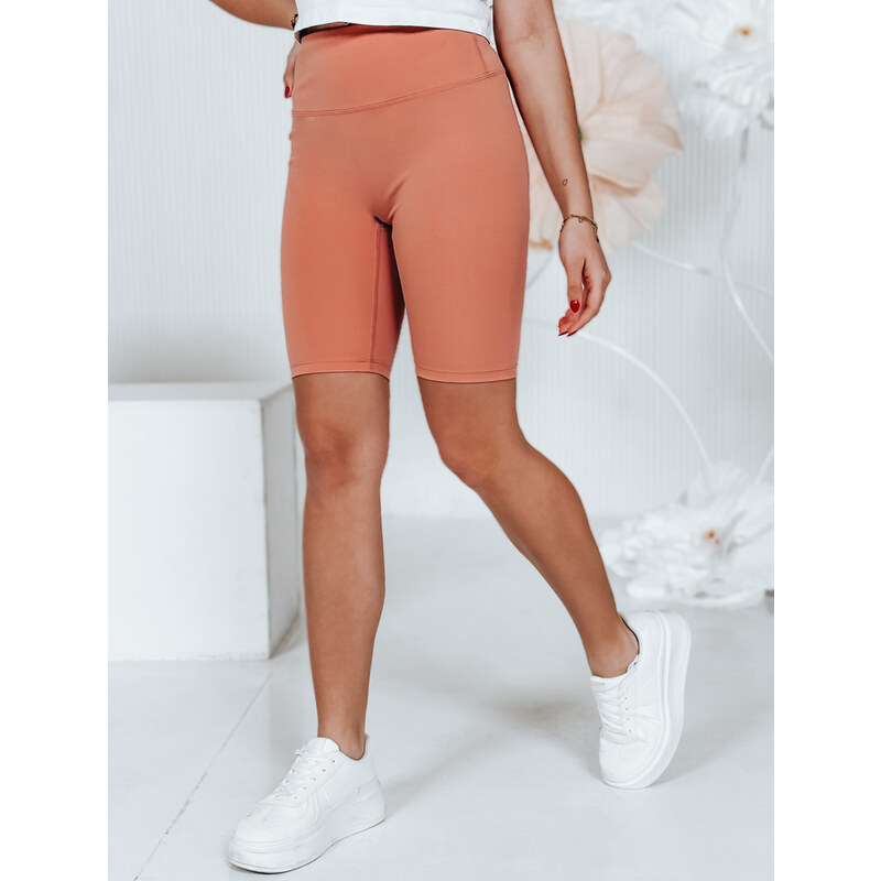 BASIC Oranžové dámske biker shorts LOVIFIT SY0431 64068145