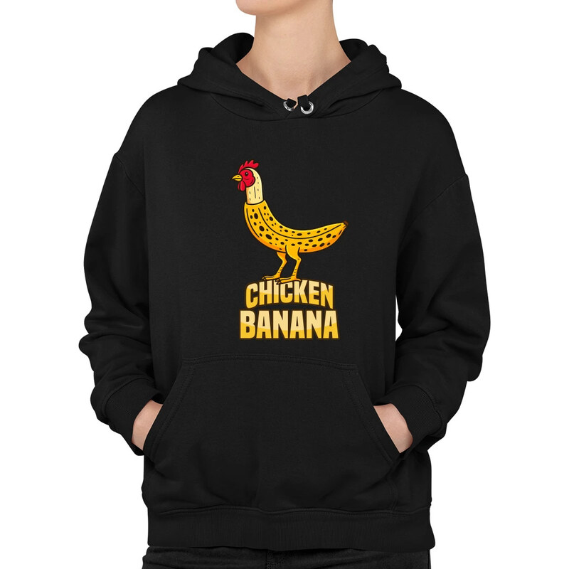E-shop Garibald Chicken Banana - dámska mikina s potlačou
