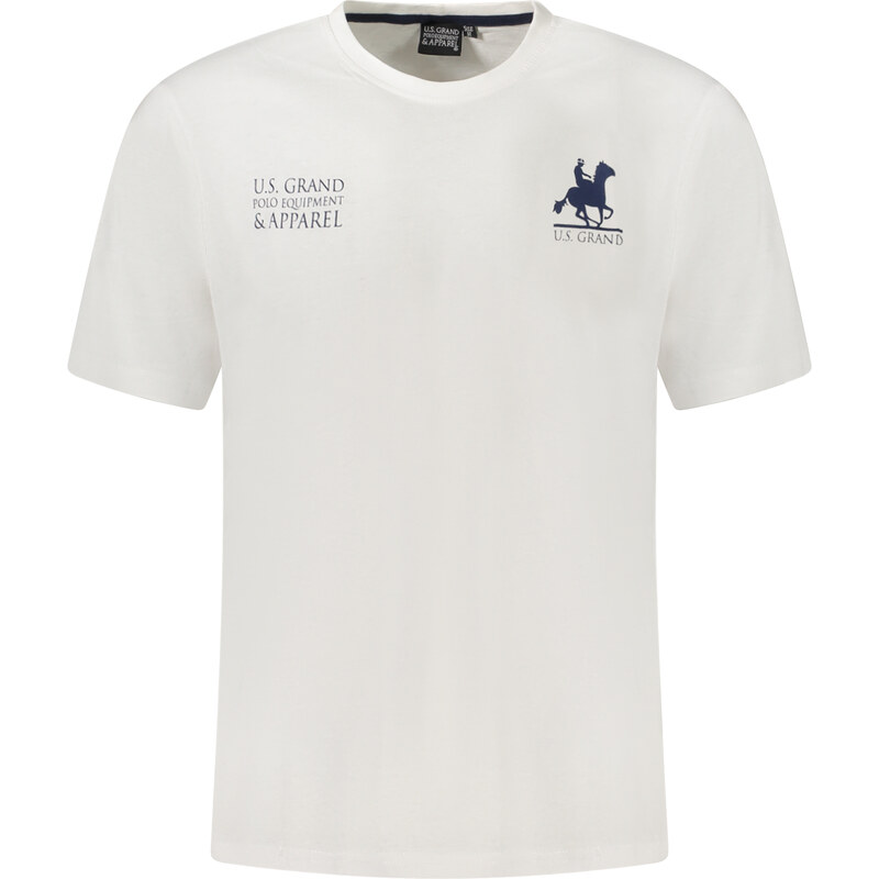 U.S. GRAND US GRAND POLO SHORT SLEEVE T-SHIRT MEN WHITE 64706464
