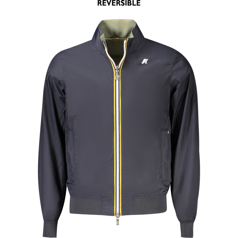 Obojstranná pánska bunda K-WAY modrá 64704295