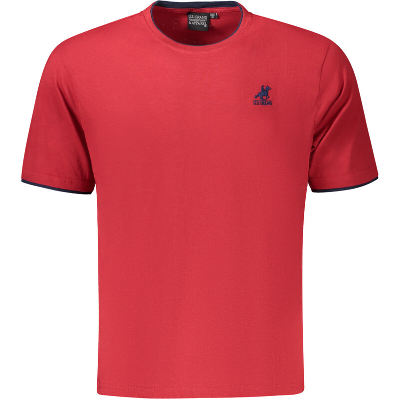 U.S. GRAND US GRAND POLO MENS SHORT SLEEVE T-SHIRT RED 64711223
