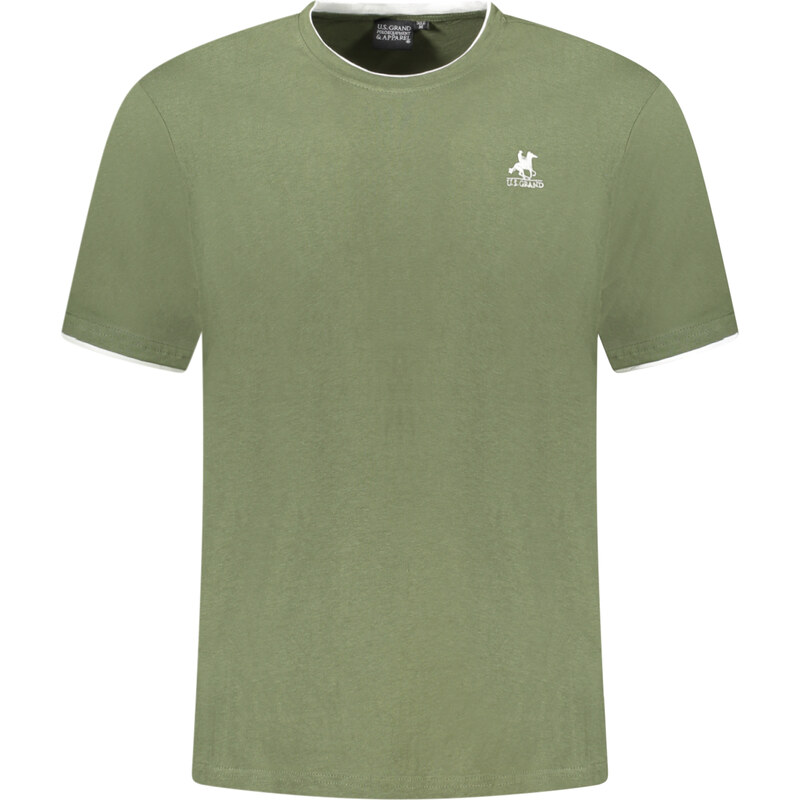 U.S. GRAND Pánske zelené tričko s krátkym rukávom 64707754