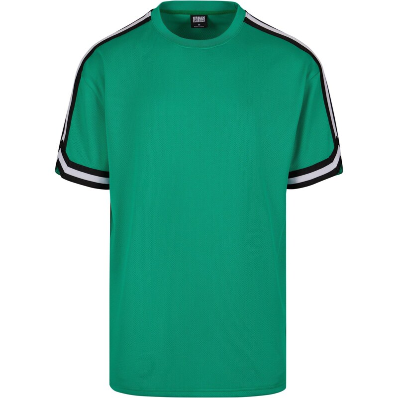 Urban Classics Tričko smaragdová / čierna / biela 65642540