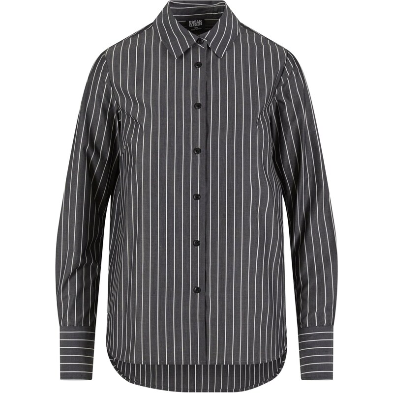 Urban Classics Blúzka tmavosivá / biela 65874138