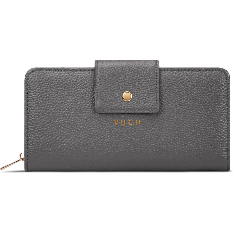 Vuch Dámska kožená peňaženka Sympa Grey 66585631