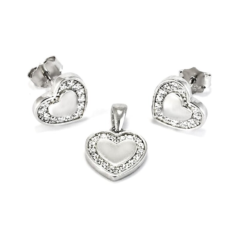 Strieborná súprava Glare 152 64105101