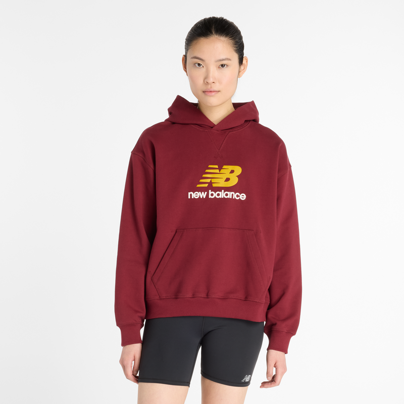 Dámska mikina New Balance WT51501MHB – bordová 64125043