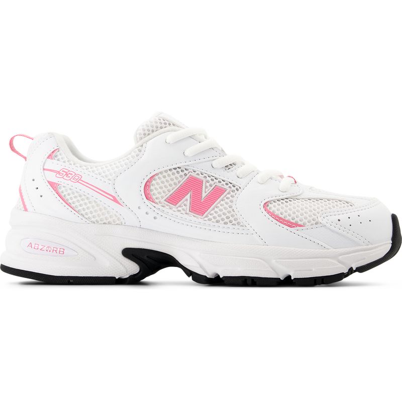 Detské topánky New Balance GR530CL – biele 64125077