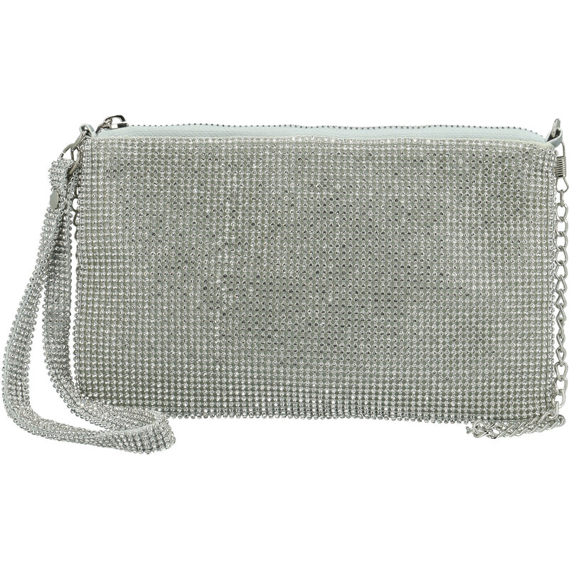 Michelle Moon Dámska listová kabelka V6075 Silver 66582718