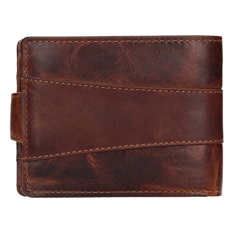 Lagen V-98-M hnedá pánska kožená peňaženka 64109270