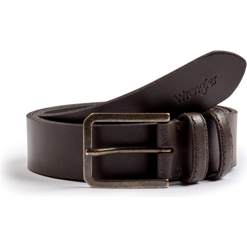 Opasok WRANGLER SLIM BELT BROWN 112344043 64135637