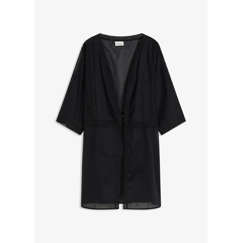 bonprix Plážové kimono, farba čierna 63704008