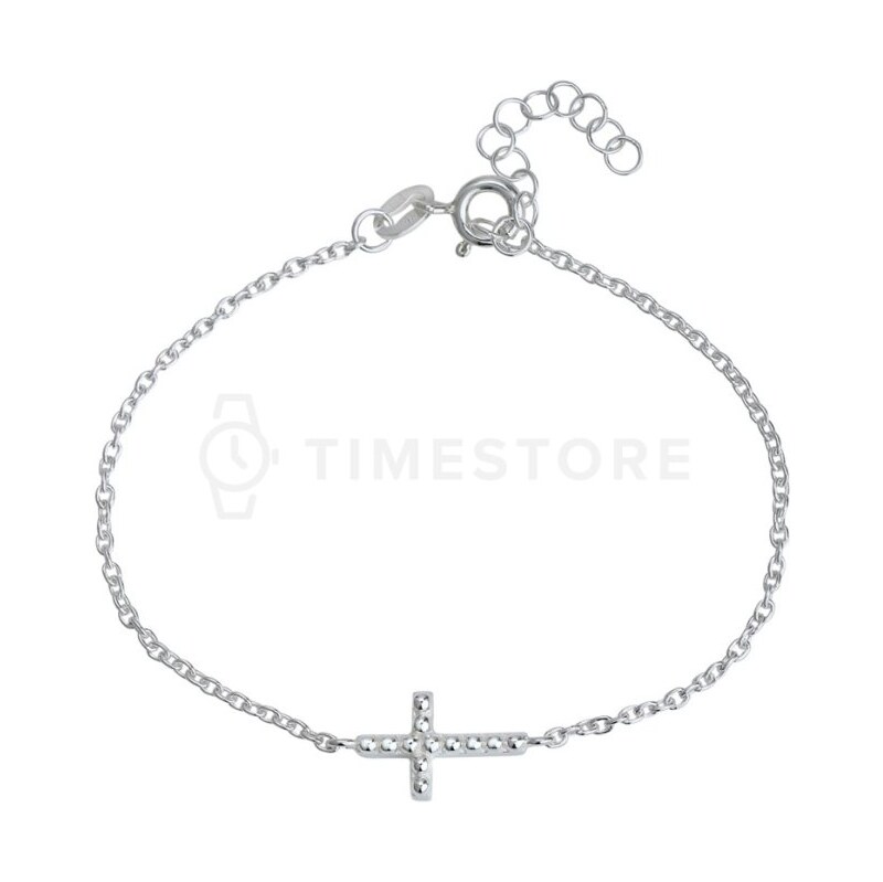 Strieborný náramok s krížikom TS-BR-0054 TS-BR-0054 64111442