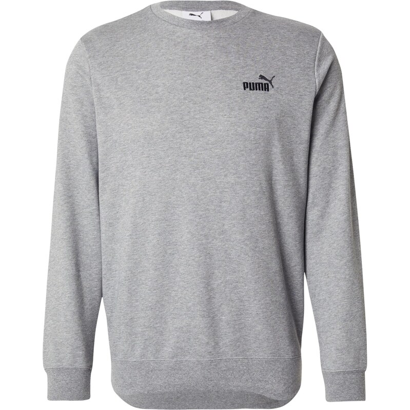 PUMA Športová mikina Essentials No. 1 sivá melírovaná / čierna 61974461