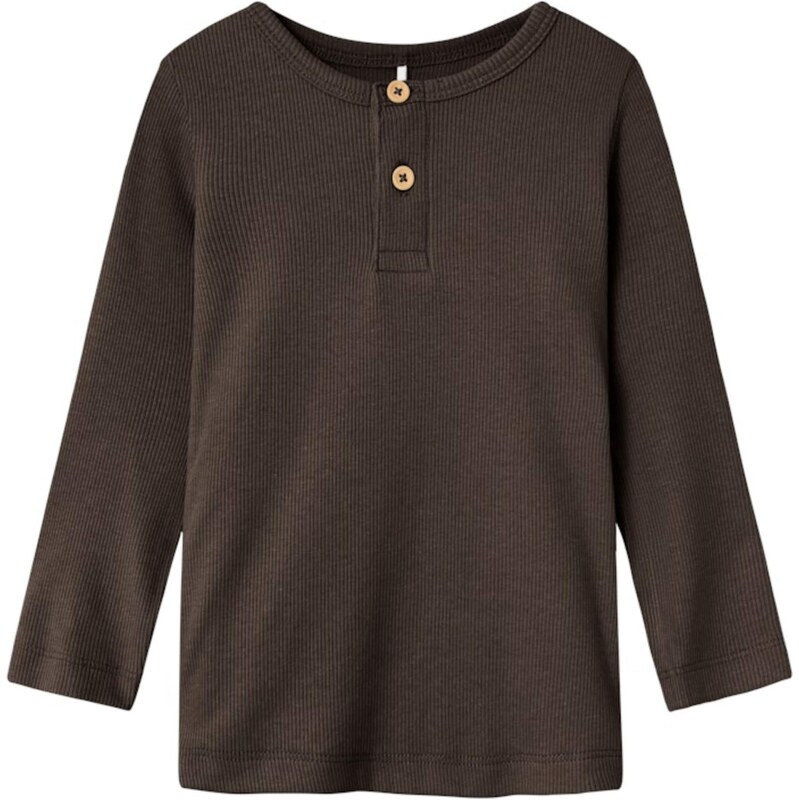 NAME IT Tričko NMMKab tmavohnedá 64114149
