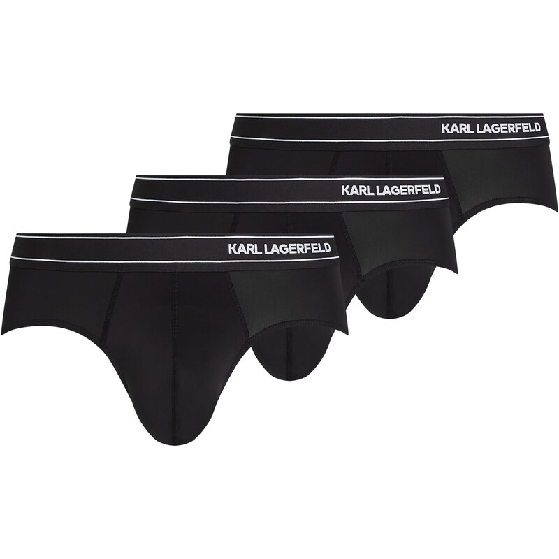 Karl Lagerfeld Nohavičky čierna / biela 64114184