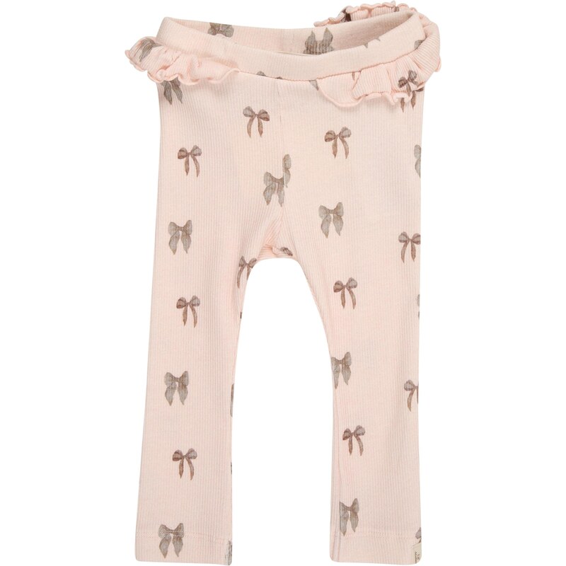 LilAtelier Legíny NBFGAVO mokka / ružová 64114329