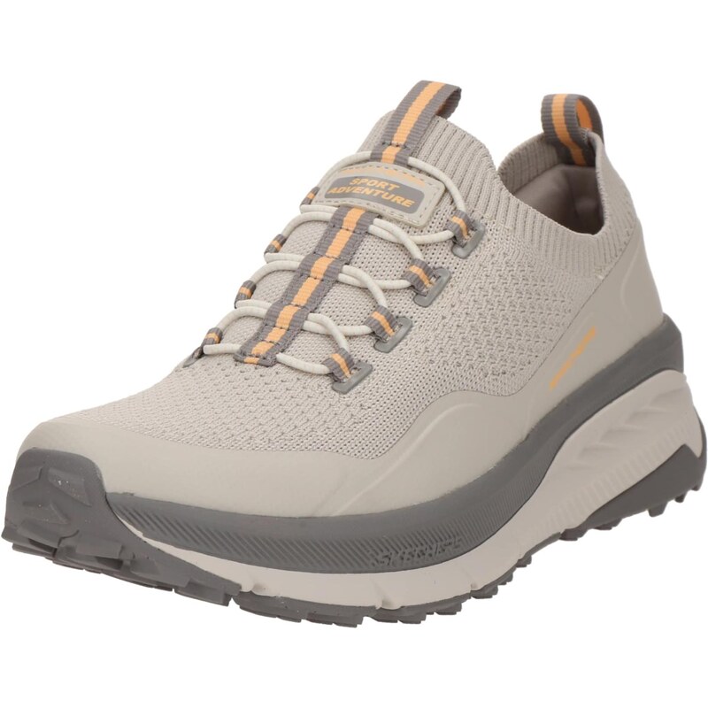 SKECHERS Slip-on obuv SWITCH BACK - ZENVENTURE tmavosivá / oranžová / 64114505