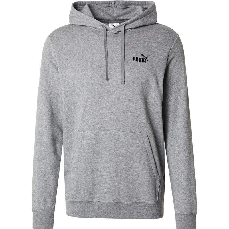 PUMA Športová mikina Essentials No. 1 sivá melírovaná / čierna 61974277