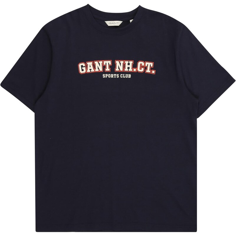 GANT Tričko námornícka modrá / svetložltá / jasne červená 64114450