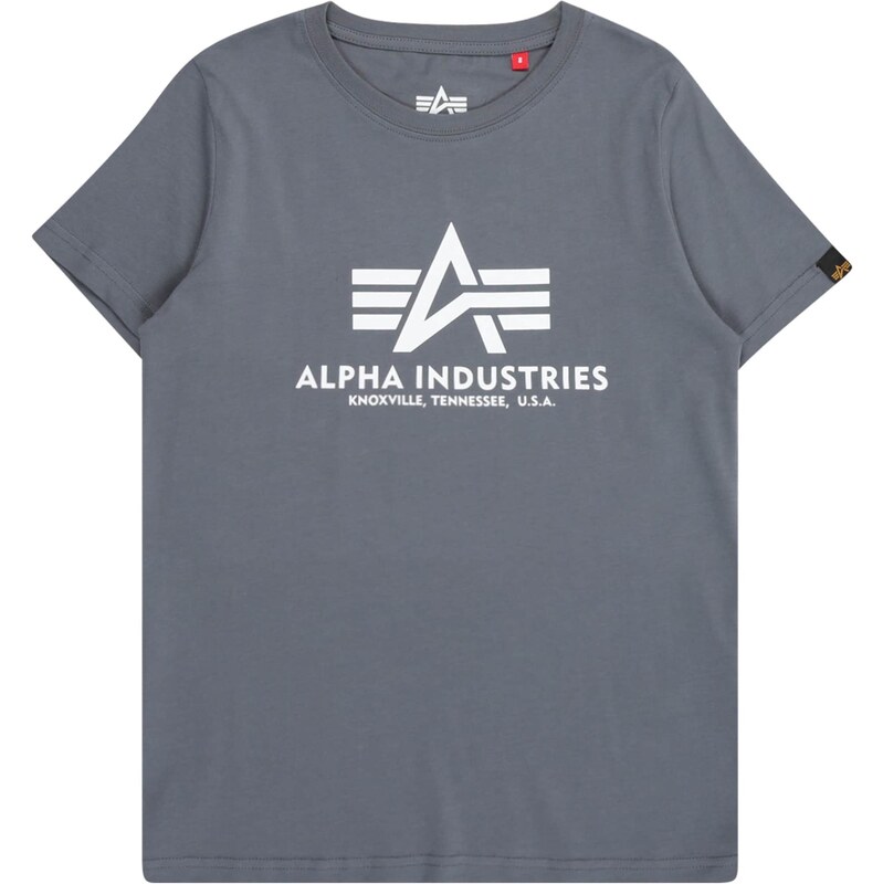 ALPHA INDUSTRIES Tričko opálová / čierna / biela 67137267
