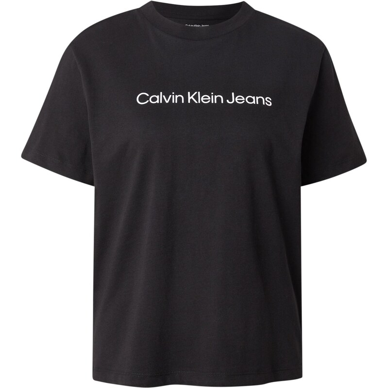 Calvin Klein Jeans Tričko čierna / biela 64114547