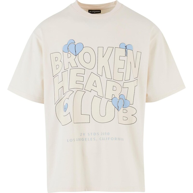 2Y Studios Tričko Broken Heart Club svetlomodrá / svetlozelená / 64201256