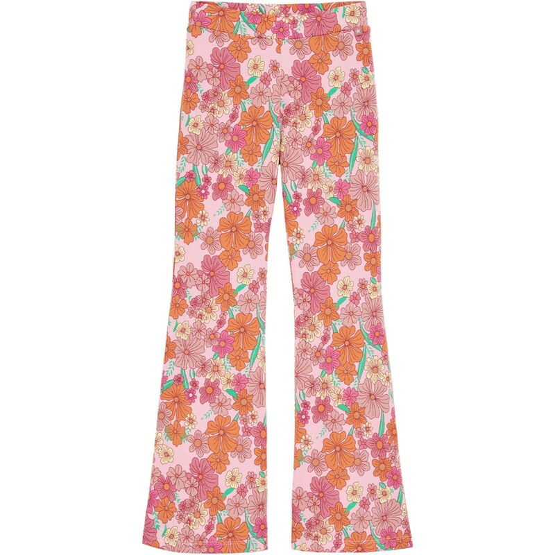 WE Fashion Nohavice tyrkysová / pastelovo žltá / oranžová / ružová 65875449