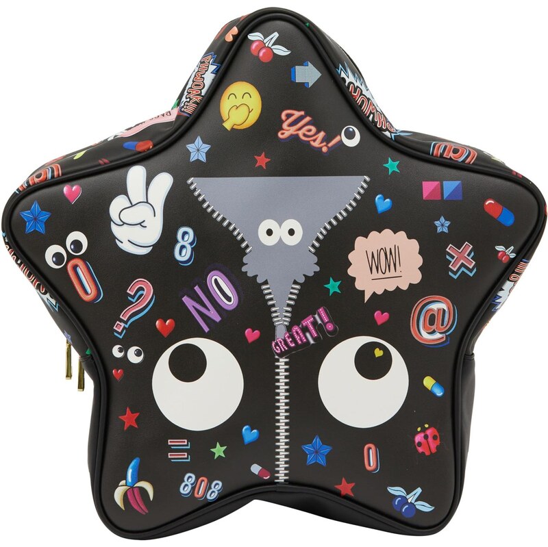 MYMO Batoh Pop Eyetheme modrá / žltá / ružová / čierna 64391624