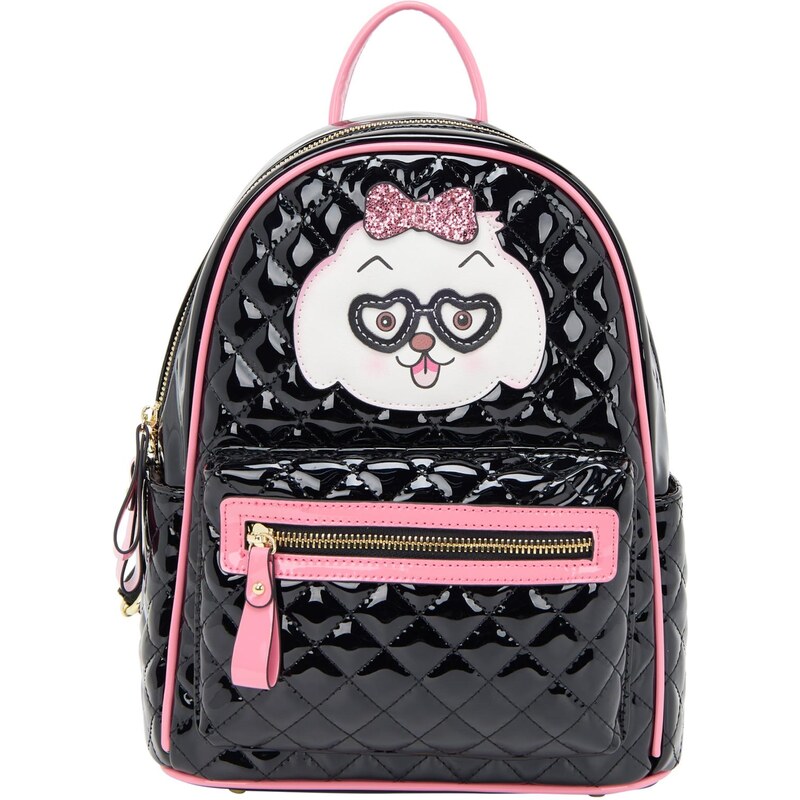 MYMO Batoh Pop Eyetheme ružová / čierna / biela 64391672