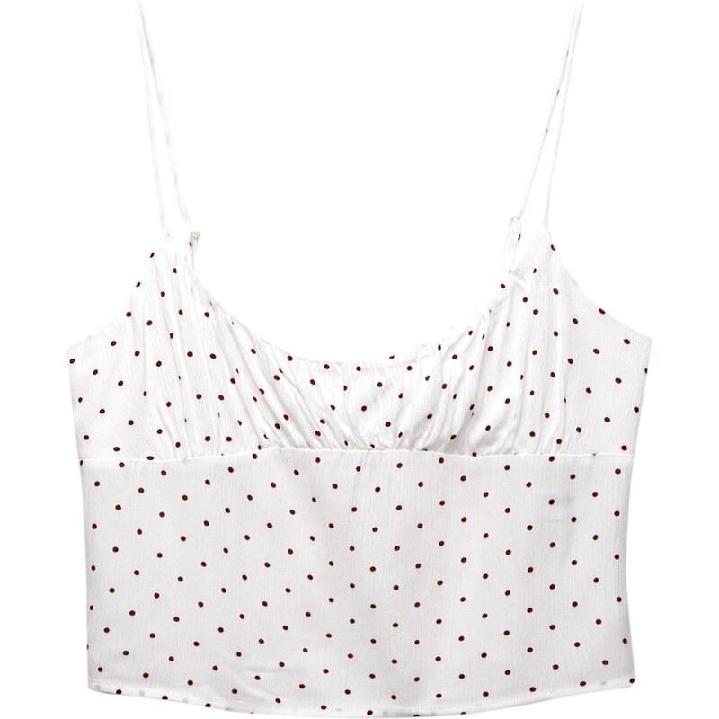 Pull&Bear Top čierna / biela 65881399
