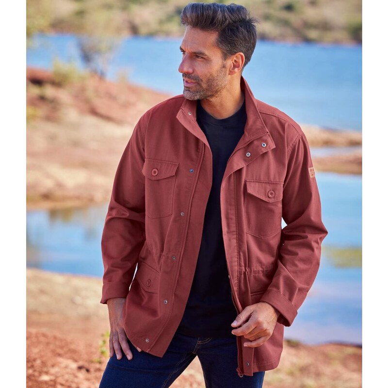 Bunda v safari štýle Arizona Valley Atlas For Men Bordová 50336948