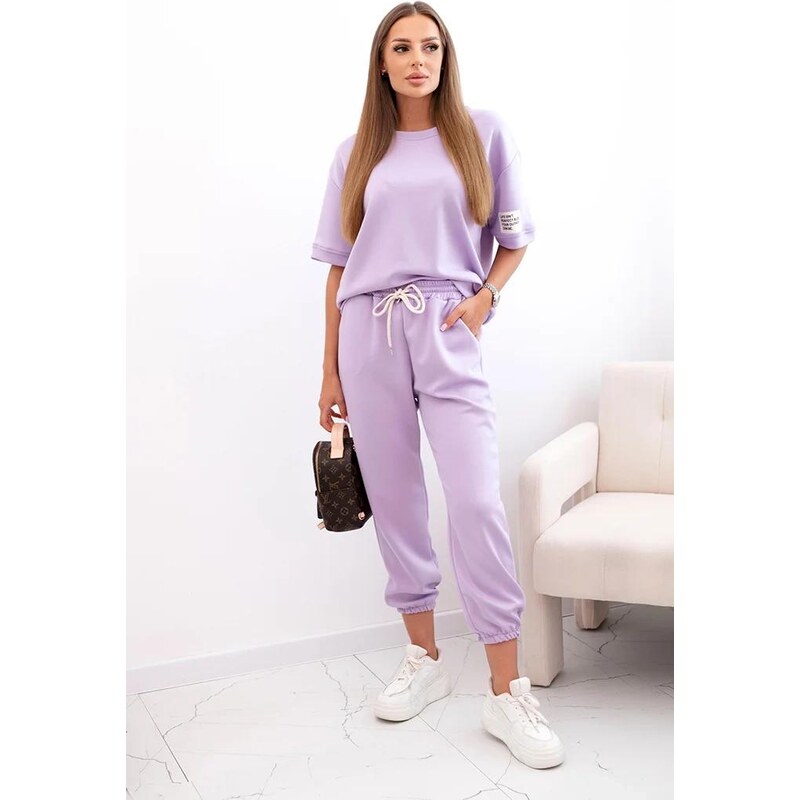 MladaModa Viskózová tepláková súprava s krátkym rukávom model 7396 67772605