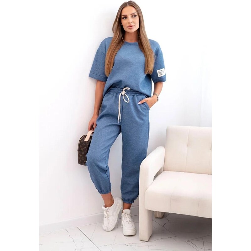 MladaModa Viskózová tepláková súprava s krátkym rukávom model 7396 66464738