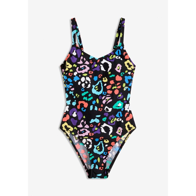 bonprix Sťahovacie plavky s ľahkým tvarujúcim efektom, farba čierna 64125257