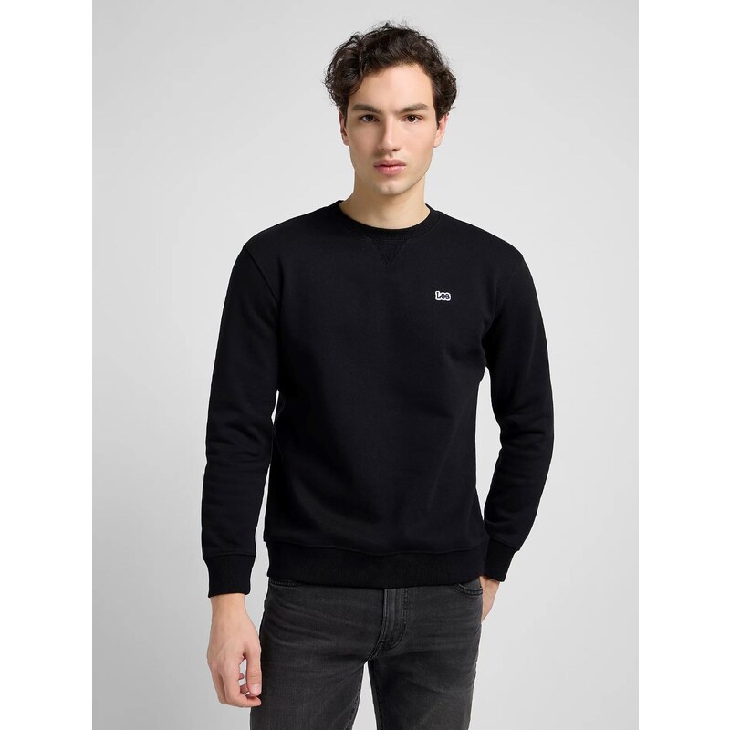 Pánska mikina LEE PATCH CREW SWS BLACK 112121791 64135619