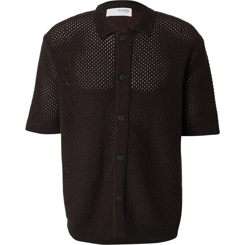 SELECTED Kardigán SLHGINGER čierna 64153122